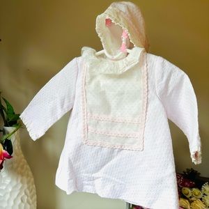 Beautiful baby girl pink dress 9 months Spanish brand